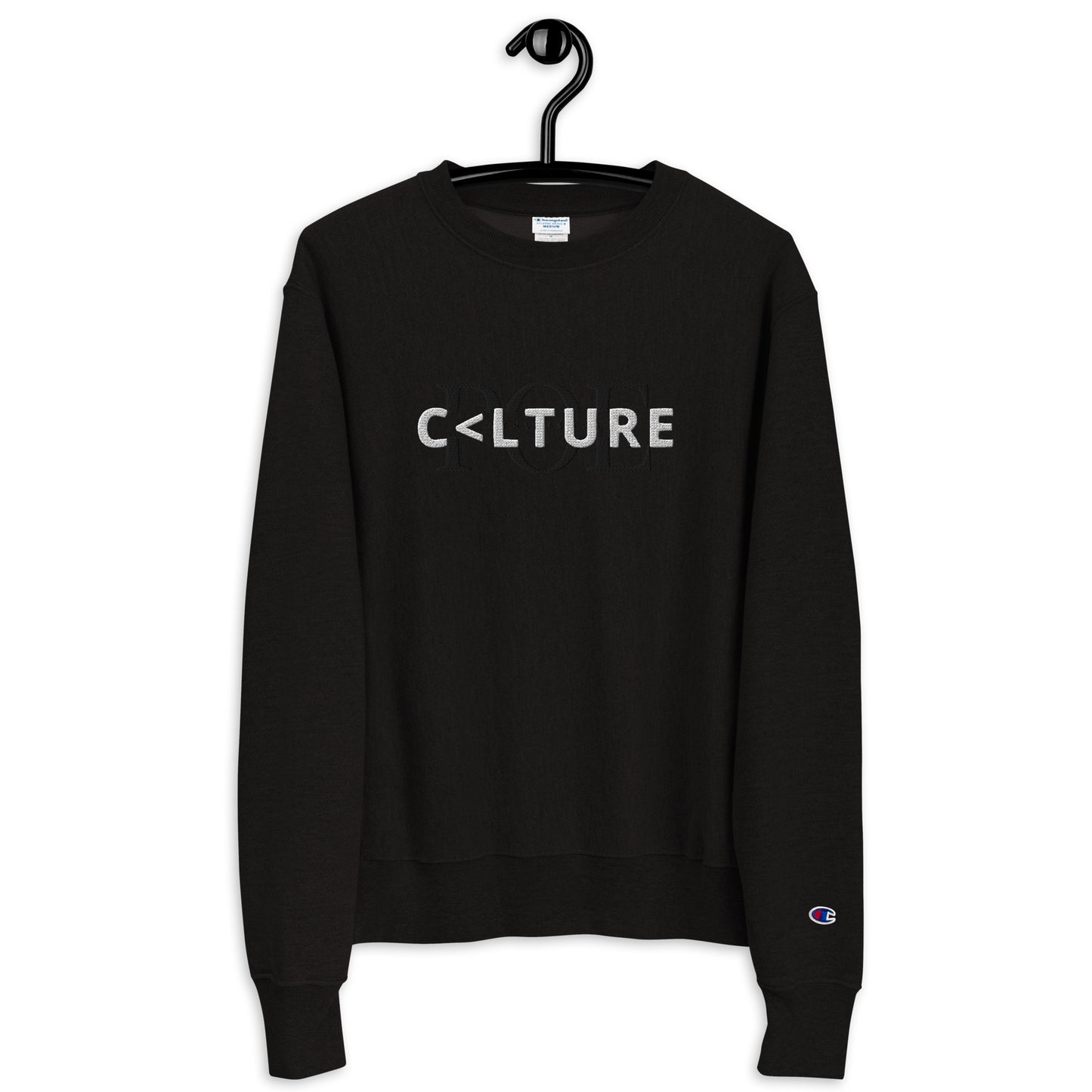 POE CULTURE X Champion Crew Sweatshirt