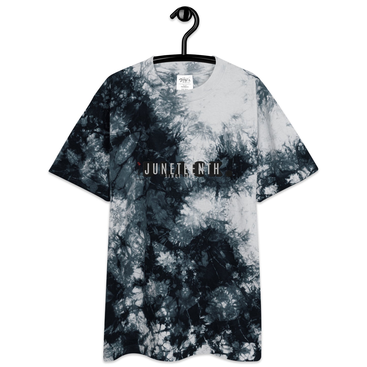 POE Unisex Juneteenth Oversized Tie-Dye Tee