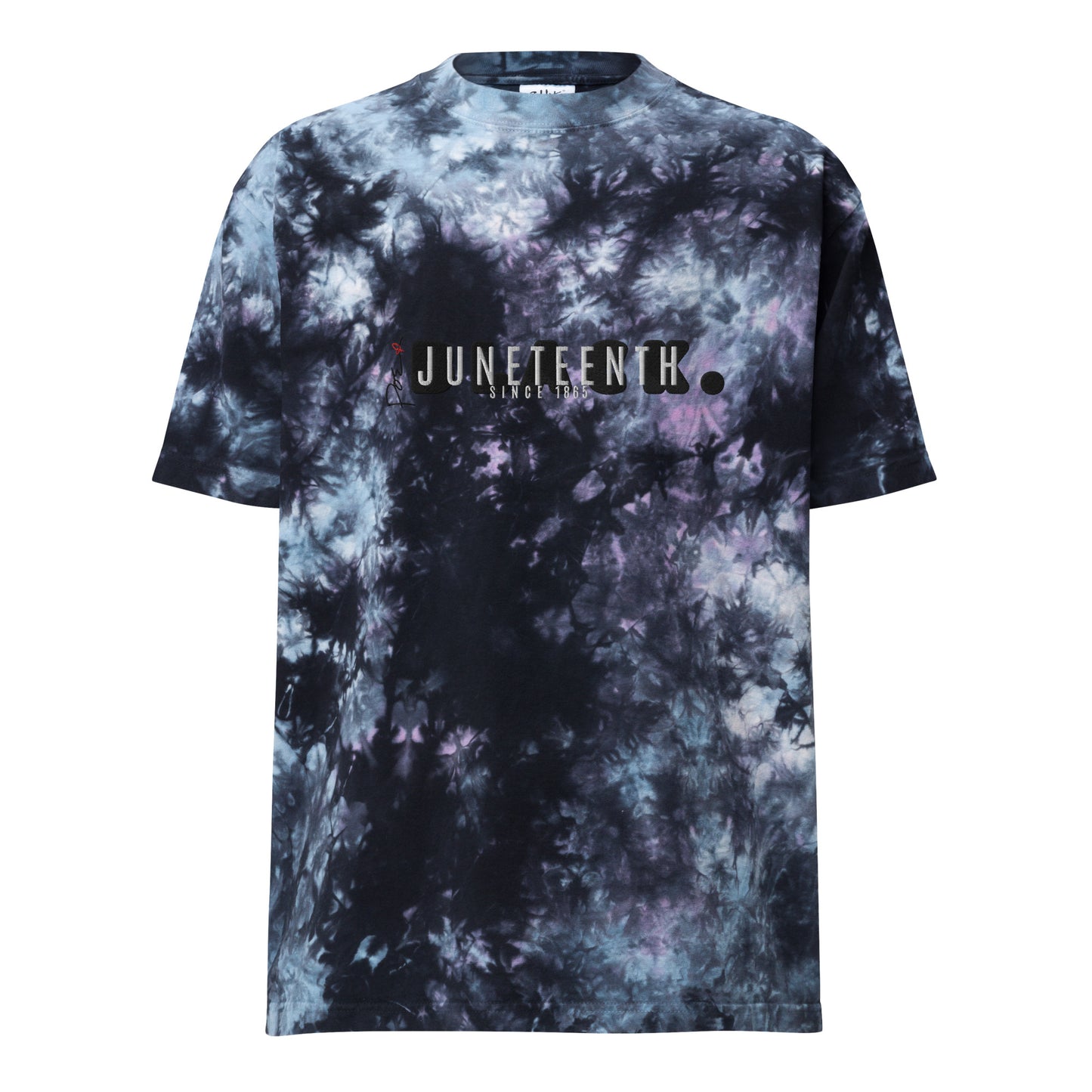 POE Unisex Juneteenth Oversized Tie-Dye Tee