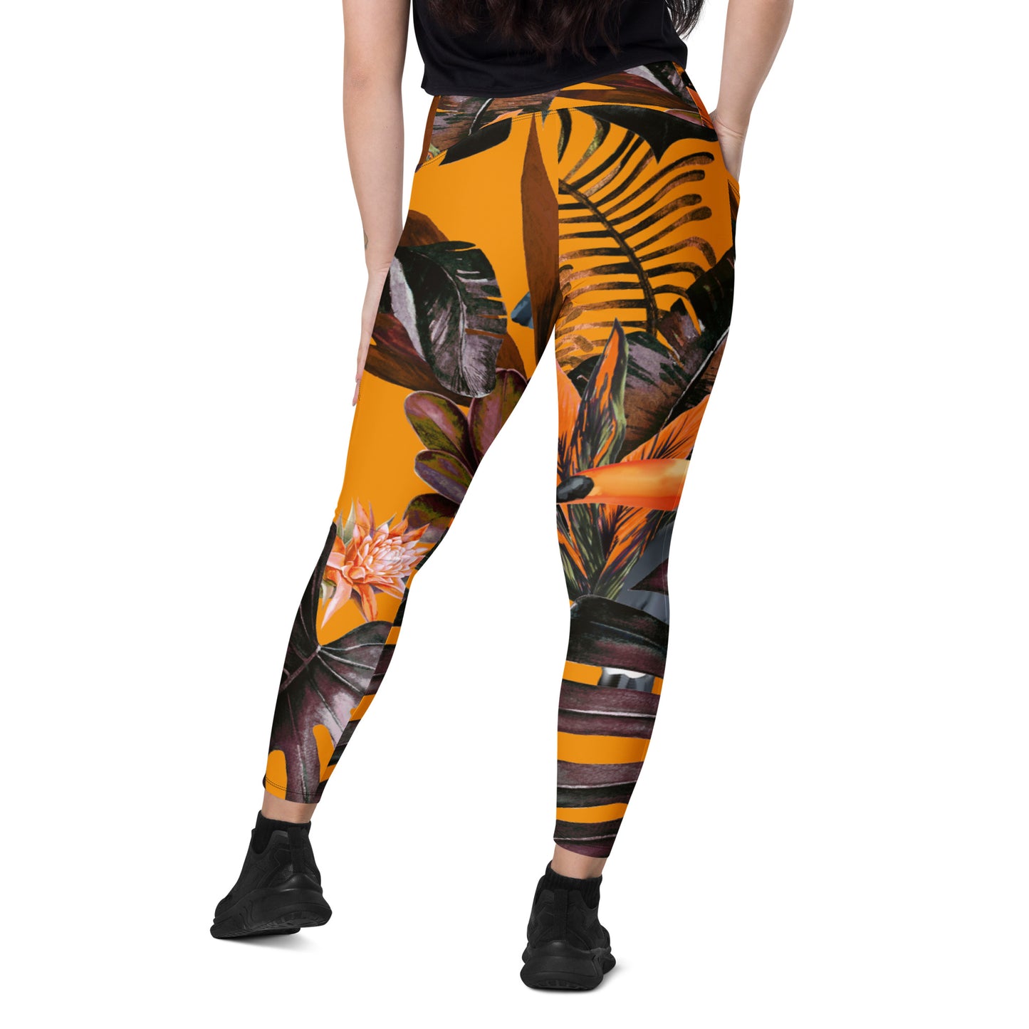 POE Tropical Crossover Leggings with Pockets