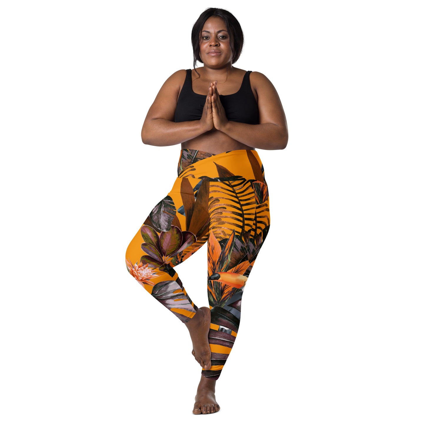 POE Tropical Crossover Leggings with Pockets