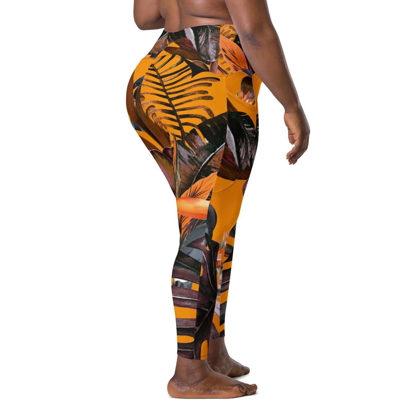 POE Tropical Crossover Leggings with Pockets