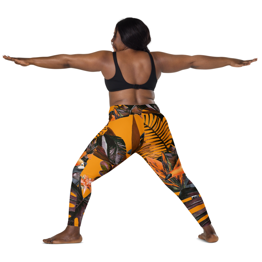 POE Tropical Crossover Leggings with Pockets