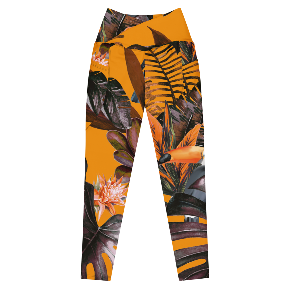 POE Tropical Crossover Leggings with Pockets