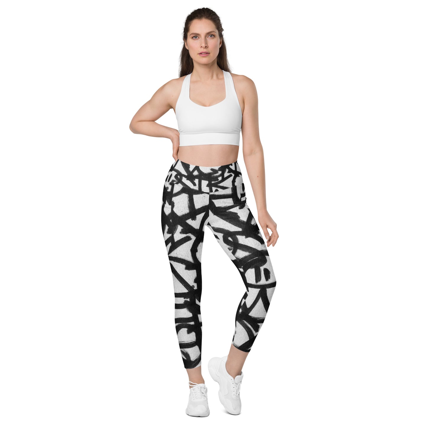 POE NY Love Graffiti High Waist Legging