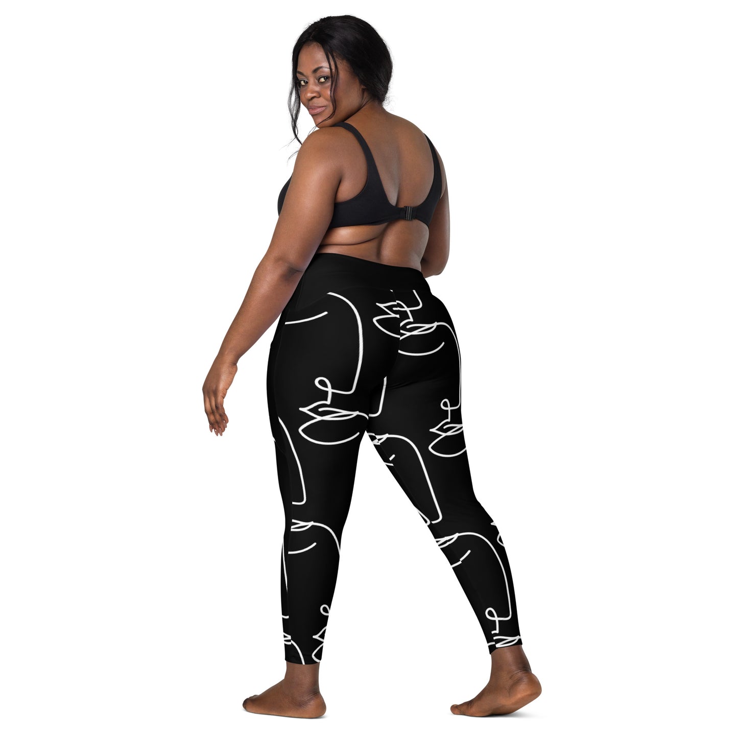 POE Noir High Waist Legging Women with Pockets