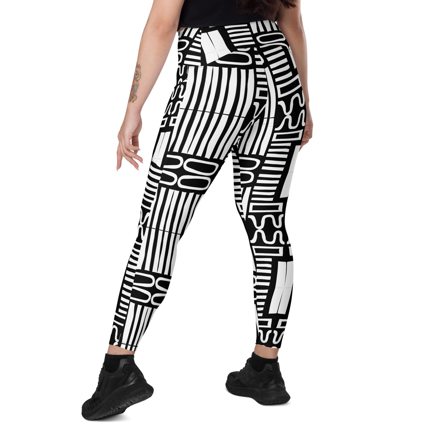 POE ABSTRACT High Waist Legging w/Pockets