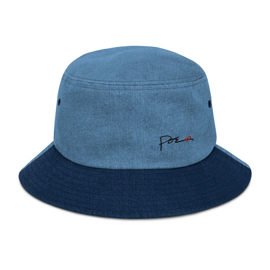 POE Denim Bucket Hat Unisex